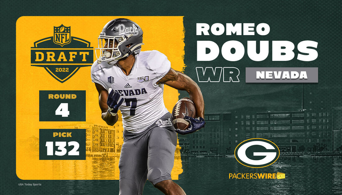 Green Bay Packers select Nevada WR Romeo Doubs at No. 132 overall in 2022 NFL draft
