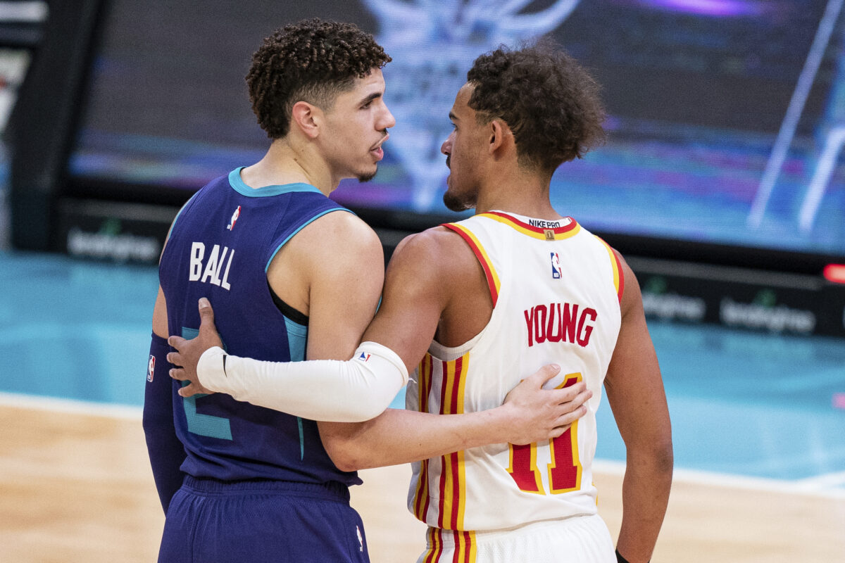 LaMelo, Hornets to play Trae Young, Hawks in play-in tournament