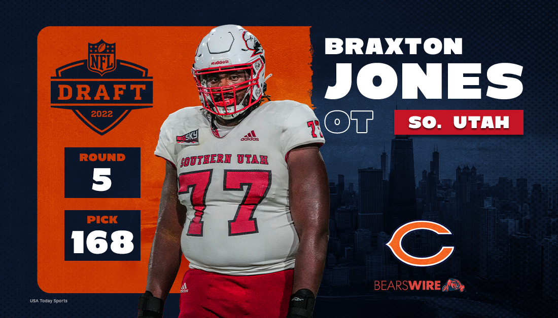 Bears select OT Braxton Jones with 168th overall pick in NFL draft