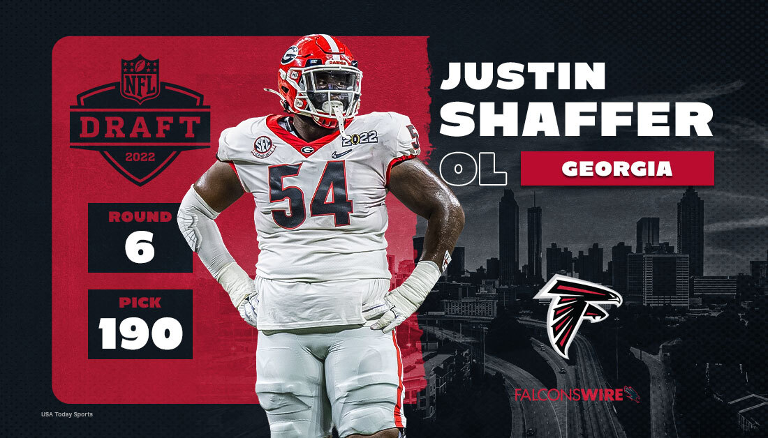 Falcons draft Georgia OL Justin Shaffer in sixth round