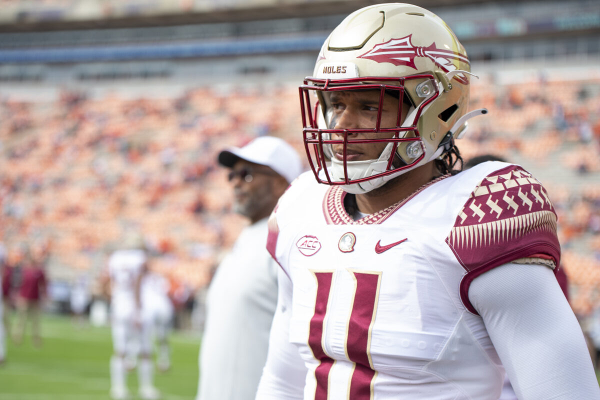 New York Jets select Florida State EDGE Jermaine Johnson II with the 26th pick. Grade: A+