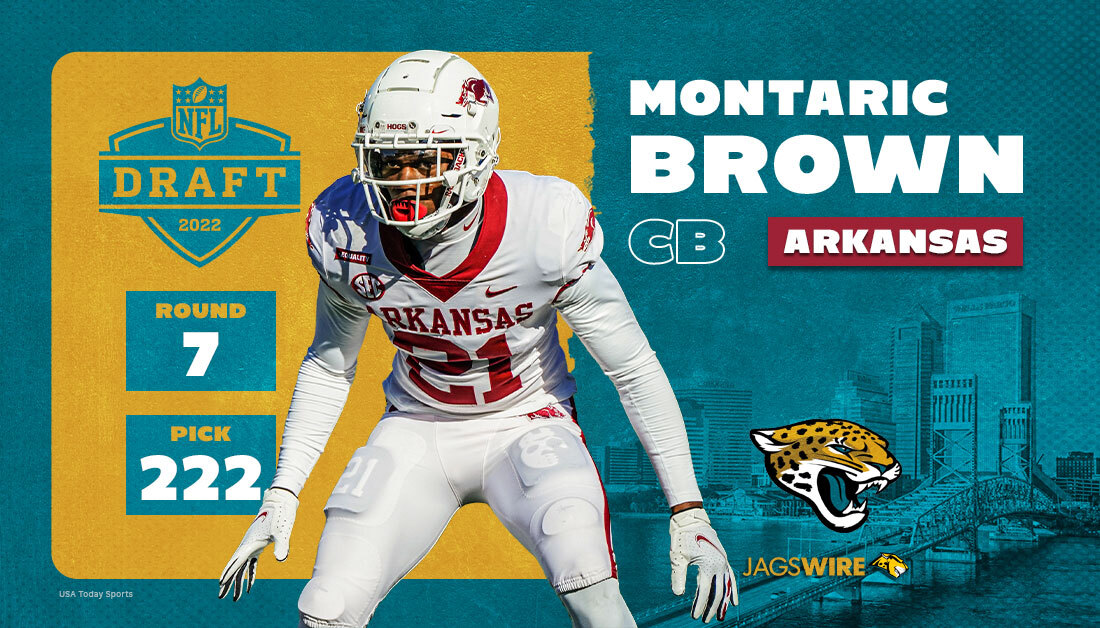 Jacksonville Jaguars select Montaric Brown in seventh round