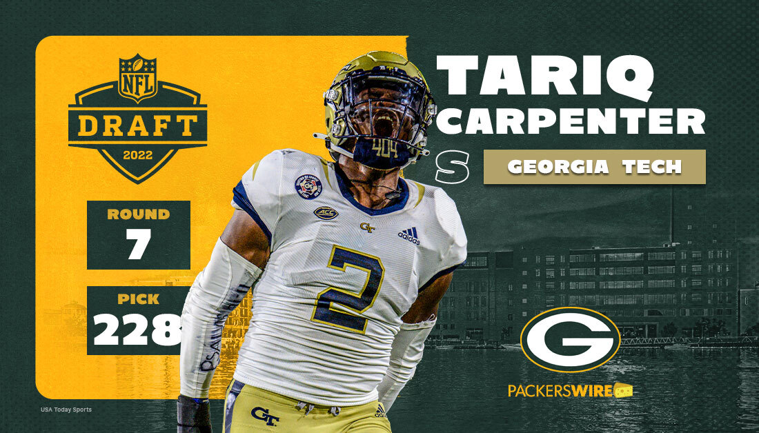 Packers select Georgia Tech S/LB Tariq Carpenter at No. 228 overall in 2022 NFL draft