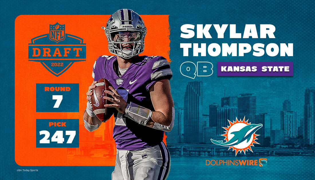 Dolphins select QB Skylar Thompson with pick No. 247