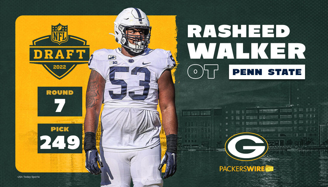 Packers select Penn State OT Rasheed Walker at No. 249 overall in 2022 NFL draft