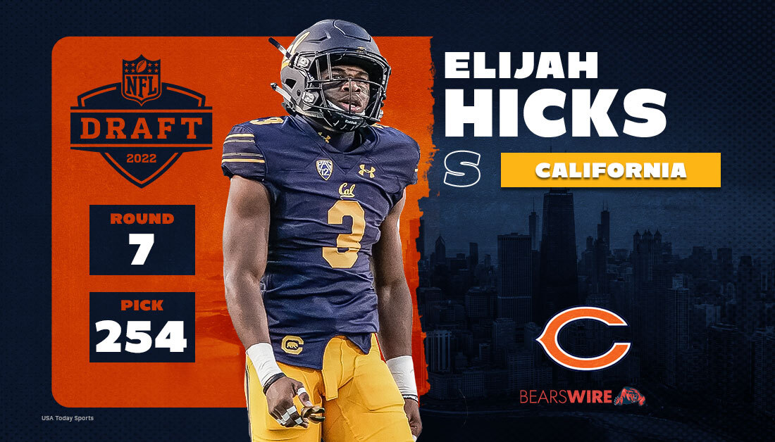 Bears select S Elijah Hicks, P Trenton Gill with final seventh-round picks