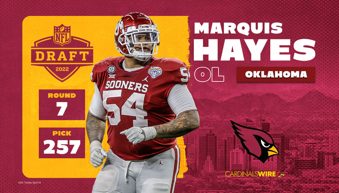 Sooners OL Marquis Hayes selected by the Arizona Cardinals in the NFL Draft