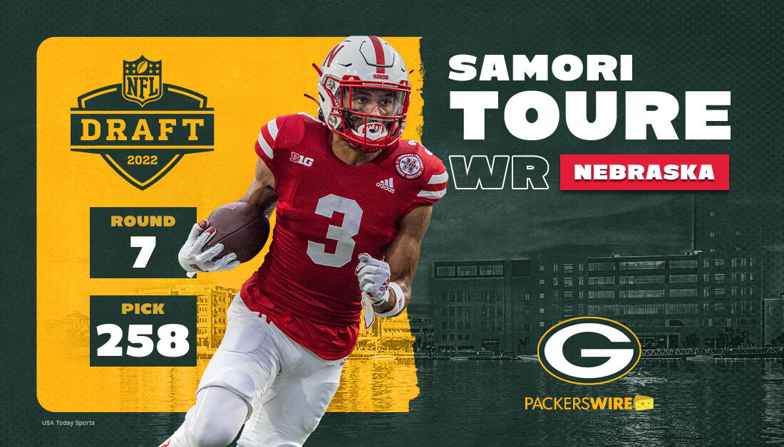 Packers select Nebraska WR Samori Toure at No. 258 overall in 2022 NFL draft