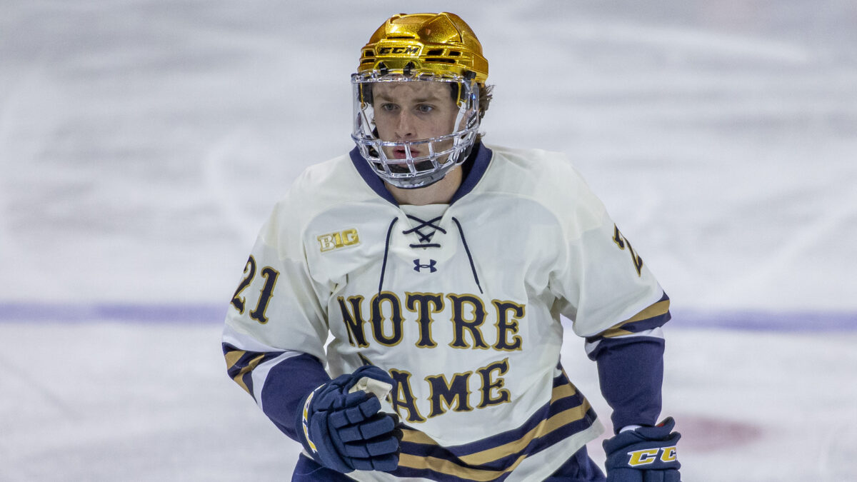 Notre Dame’s Max Ellis signs contract with Toronto Maple Leafs