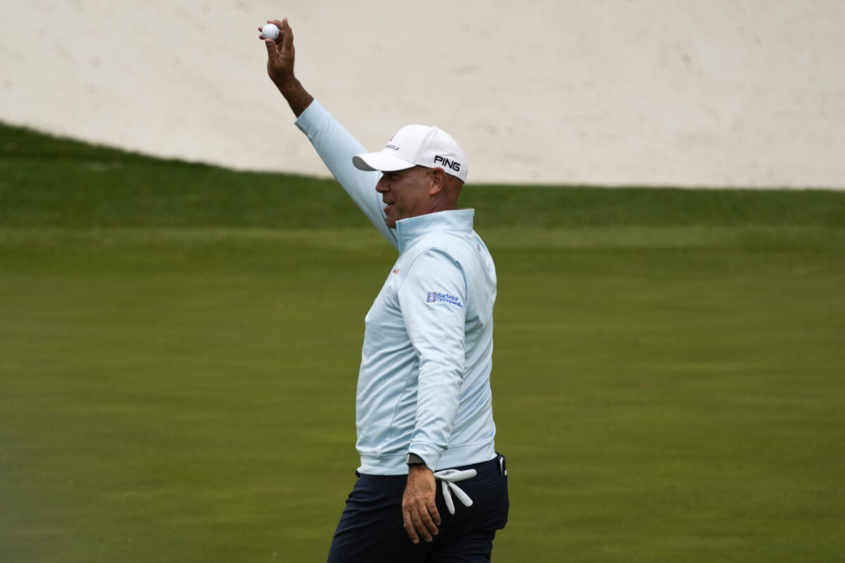 Stewart Cink drains hole-in-one at No. 16 in second round of Masters