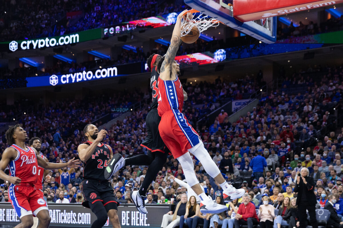 Sixers were in shock when Danny Green dunked in win over Raptors