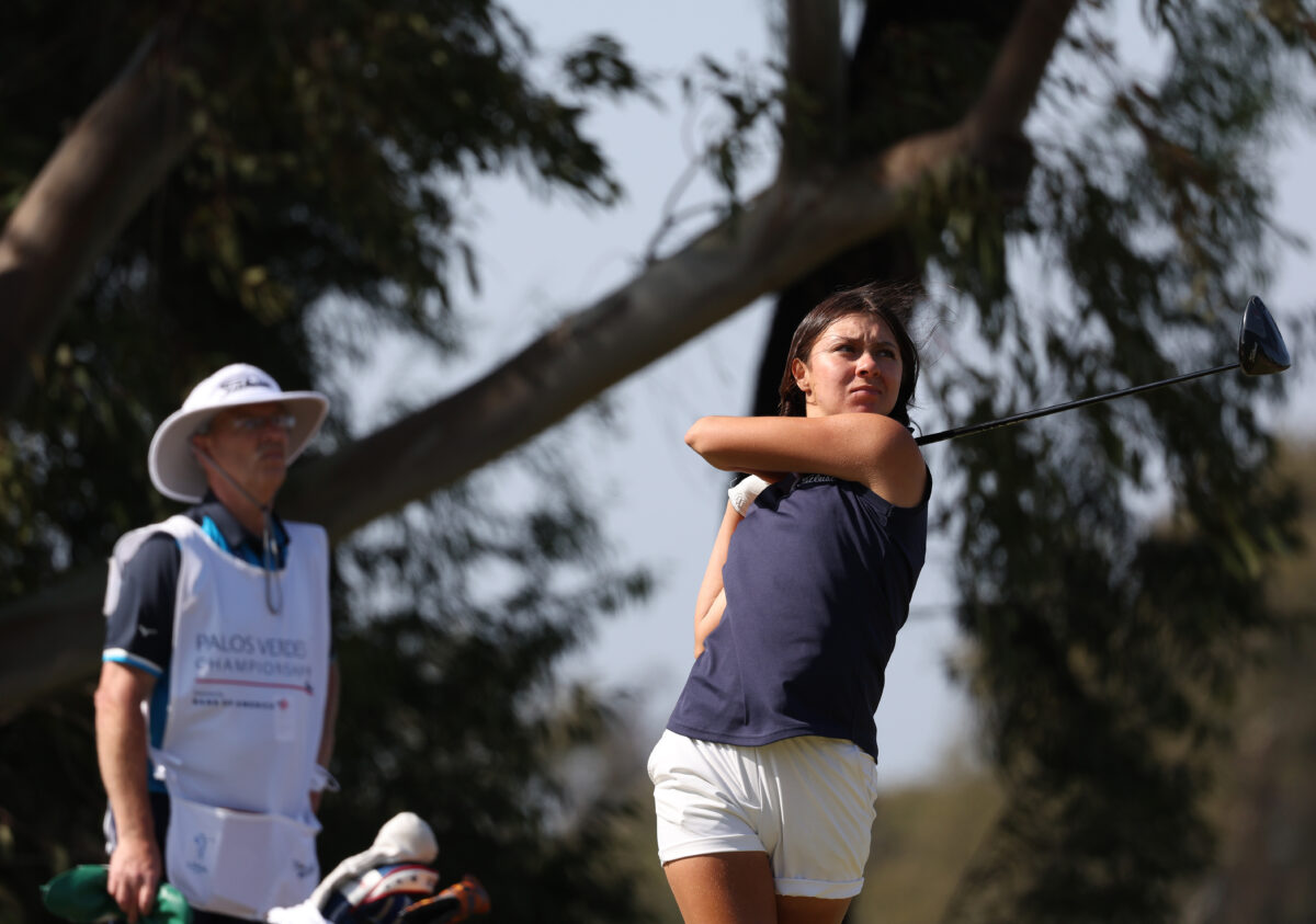 Augusta National champion Anna Davis, 16, delivers eagle-birdie-par finish to make cut in LPGA debut