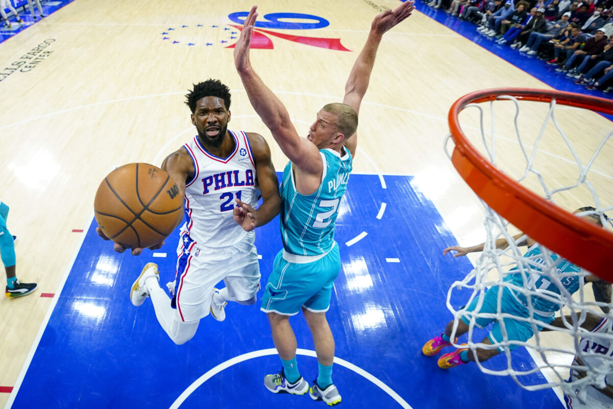 Player grades: Joel Embiid, Sixers topple Hornets to stop 3-game skid