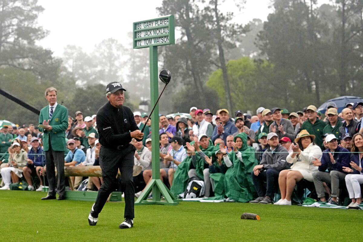 Lynch: Masters Honorary Starter Gary Player has done everything in golf. Just ask him.