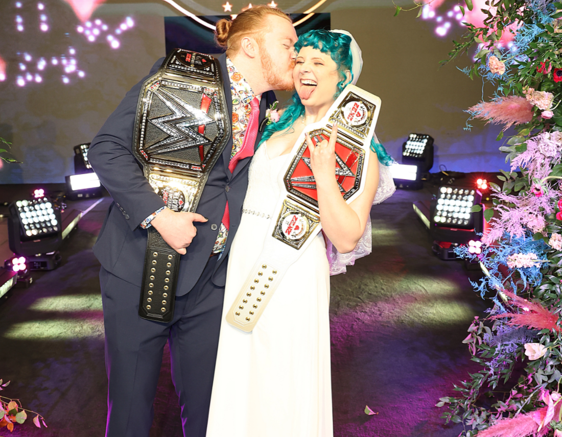 Best WWE Match Made in Heaven Wedding photos ahead of WrestleMania 38