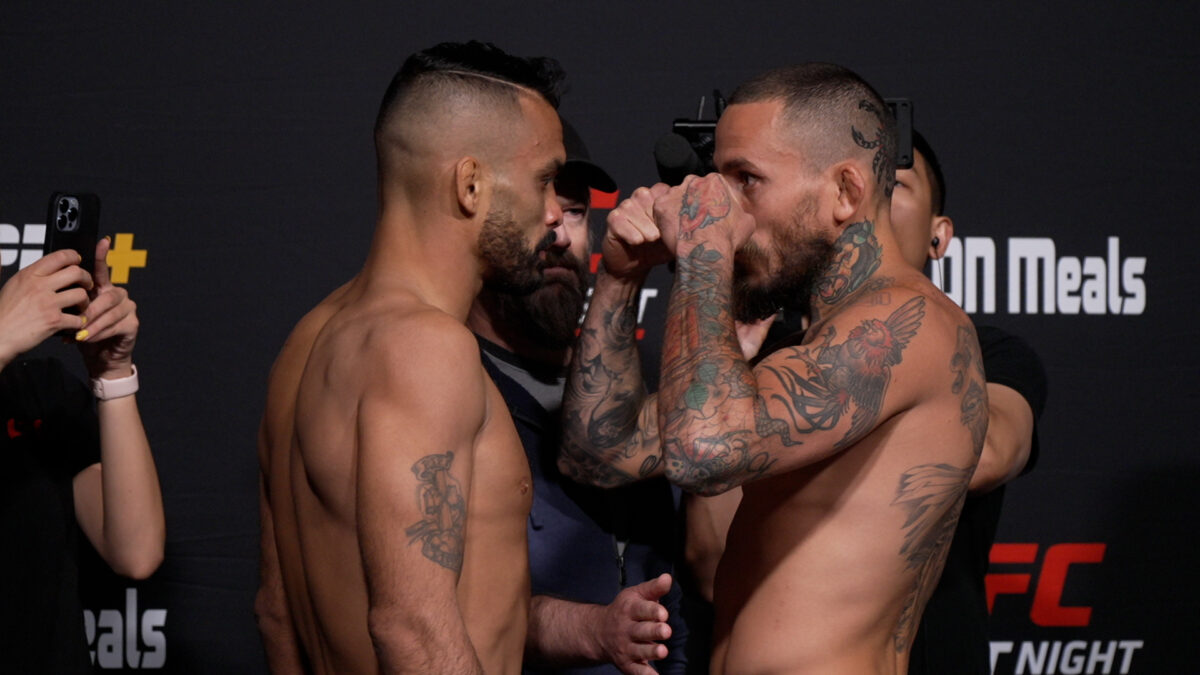 Video: UFC on ESPN 35 weigh-in and full card faceoff highlights