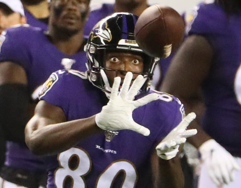 Steelers claim rival Ravens WR Miles Boykin off waivers
