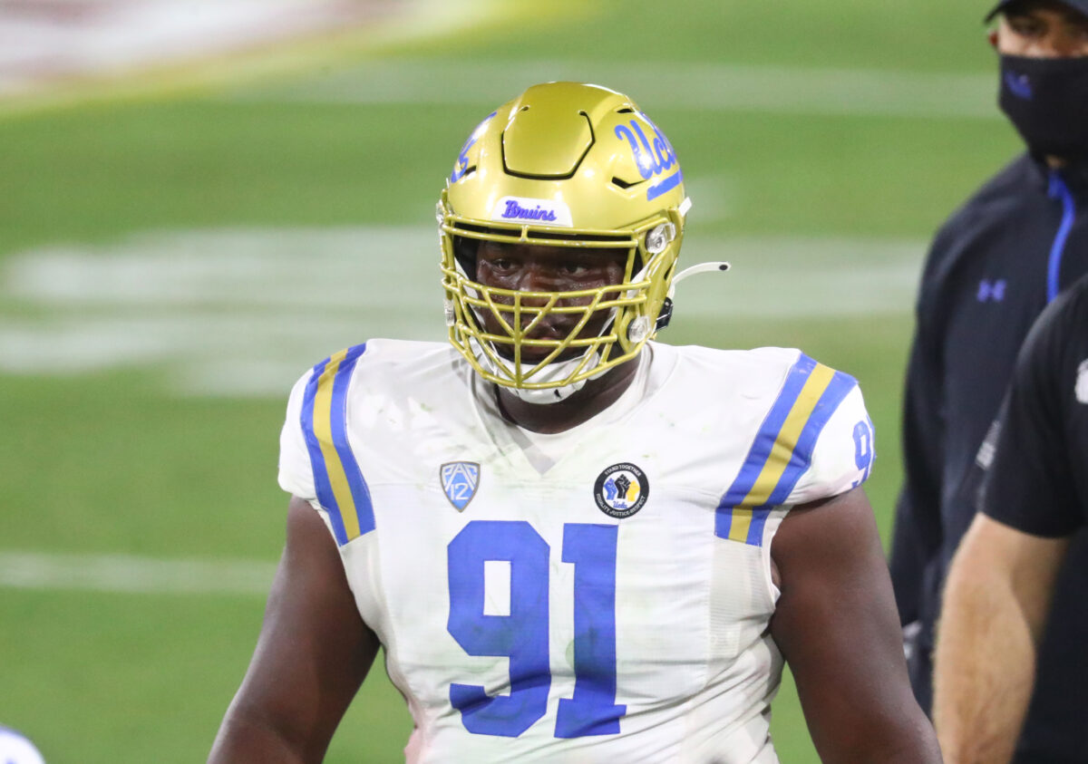Chargers had pre-draft meeting with UCLA DT Otito Ogbonnia