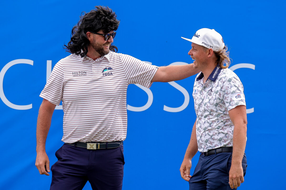 Marc Leishman left the mullet at home this year as he and Australian sidekick Cam Smith look to go back-to-back at Zurich Classic