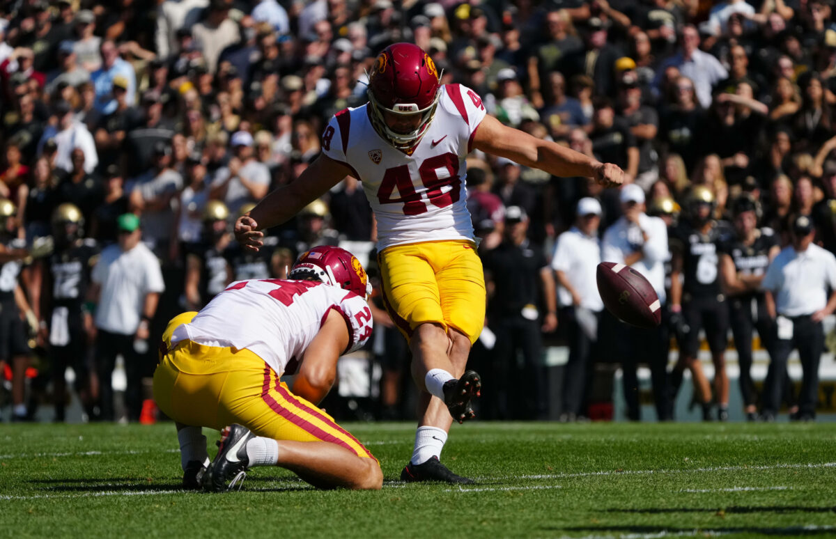 Ohio State adds kicker from USC in transfer portal