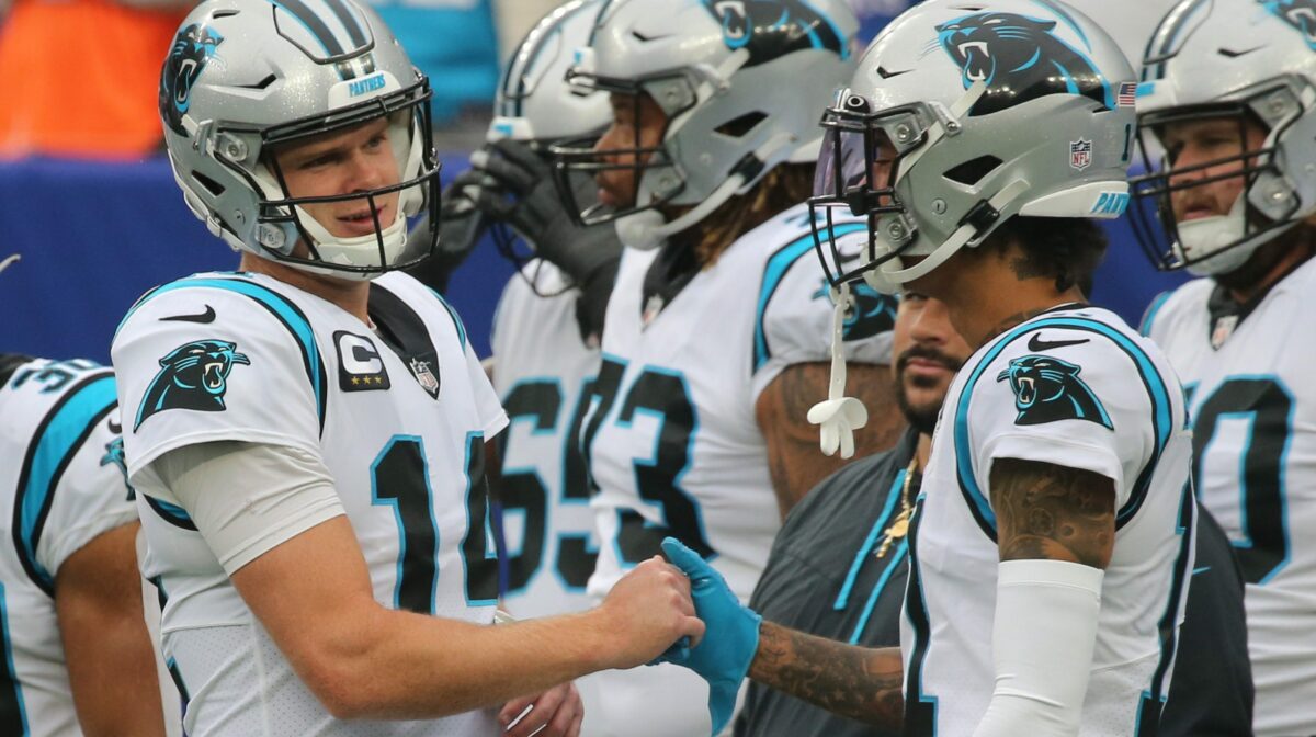 Panthers WR Robbie Anderson was not subtweeting about QB Sam Darnold
