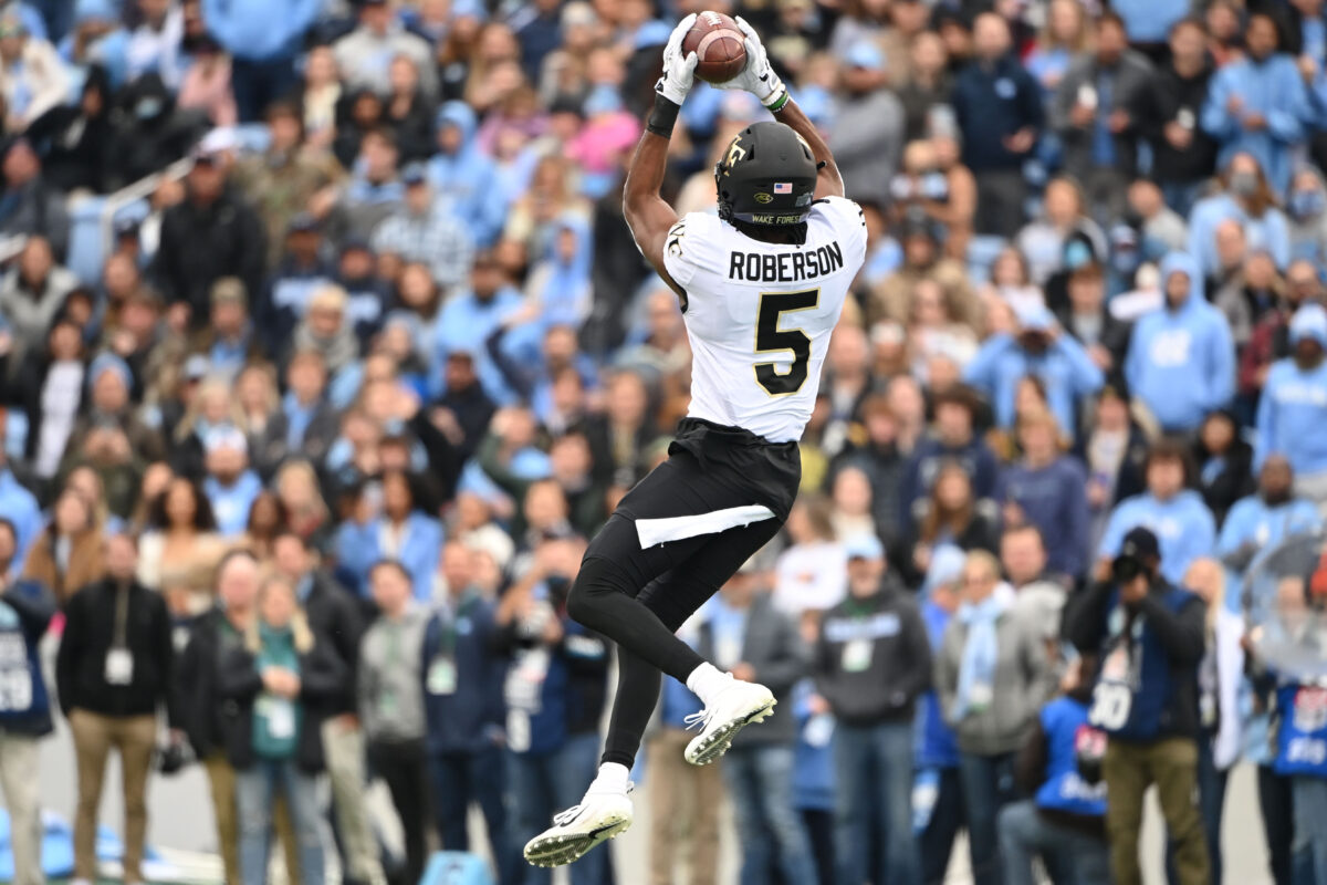 Chiefs to host Wake Forest WR Jaquarii Roberson for top-30 visit this week