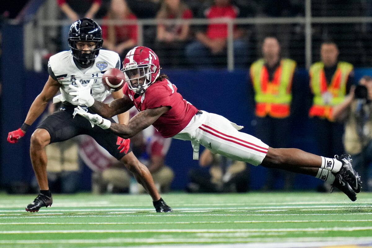 Alabama WR Jameson Williams is projected to still go high, but Cowboys should be prepared