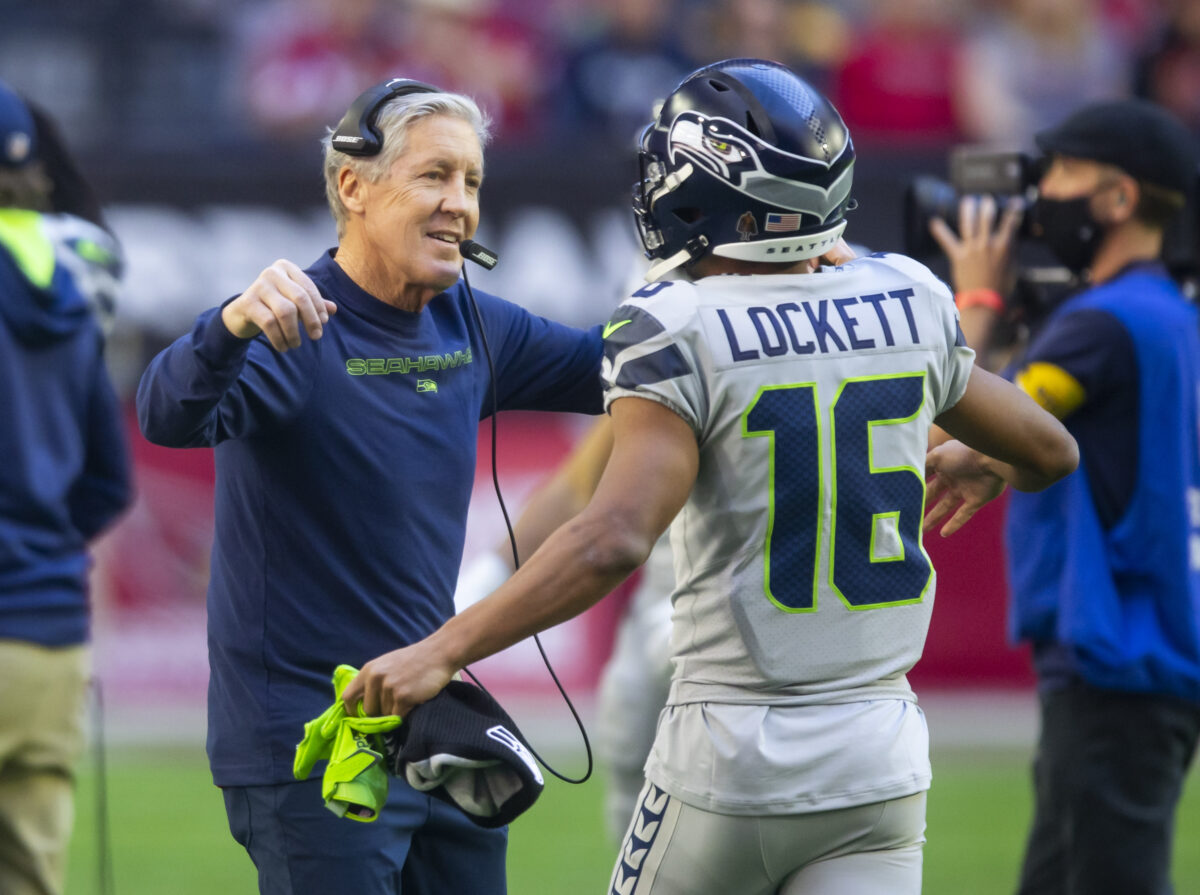 Seahawks star Tyler Lockett welcomes both rookie wide receivers