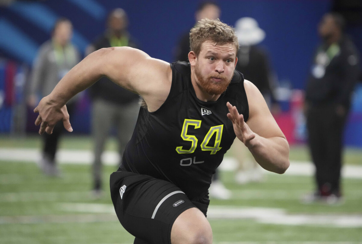 Bengals draft pick Cordell Volson didn’t need long to win fans over