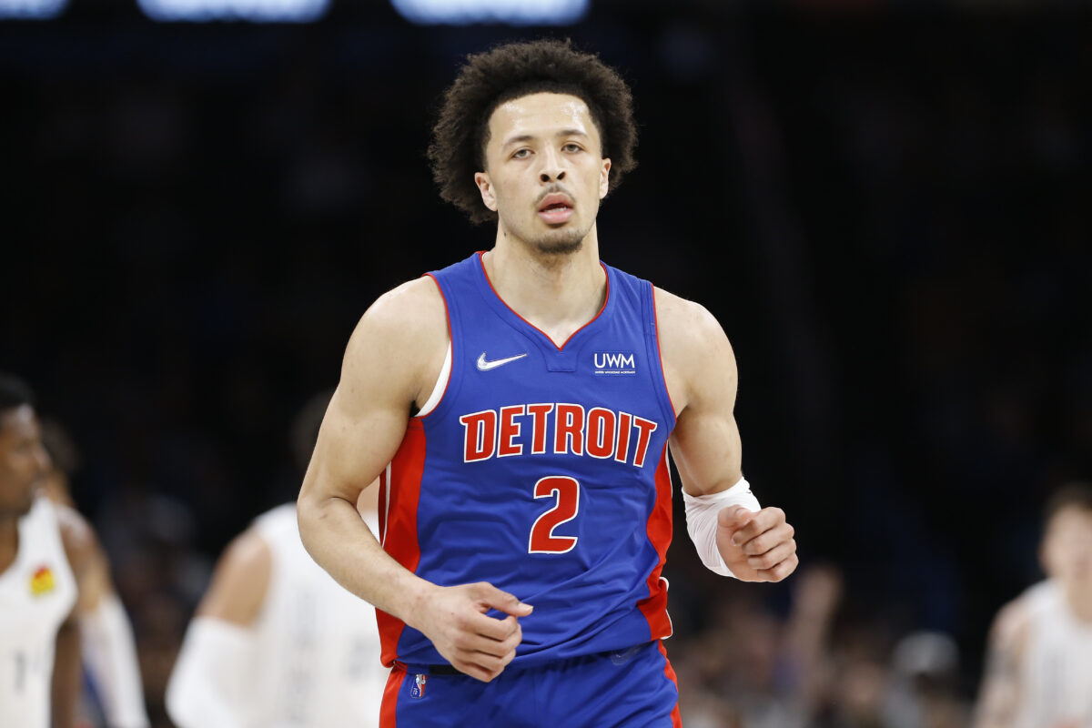 Pistons’ Cade Cunningham played only 7 minutes in win over Thunder