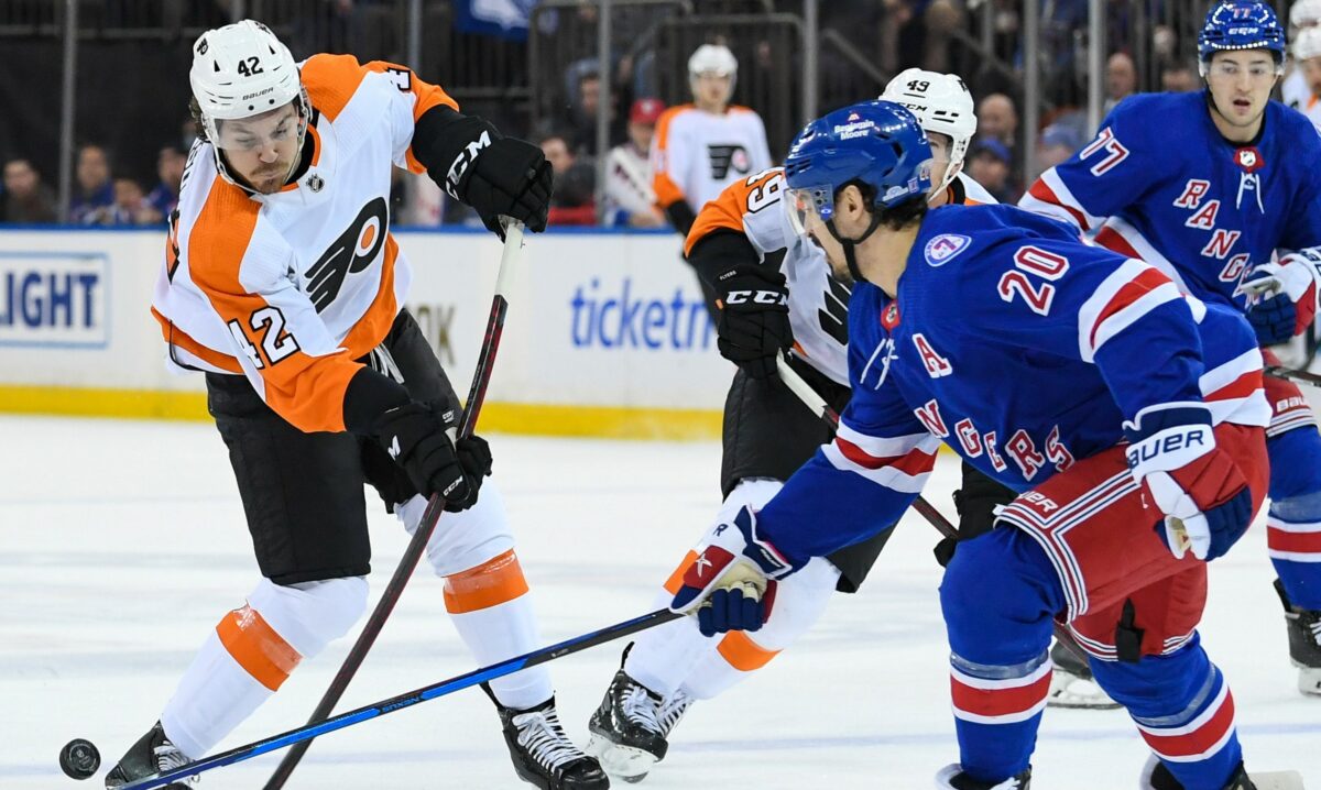 New York Rangers at Philadelphia Flyers odds, picks and prediction