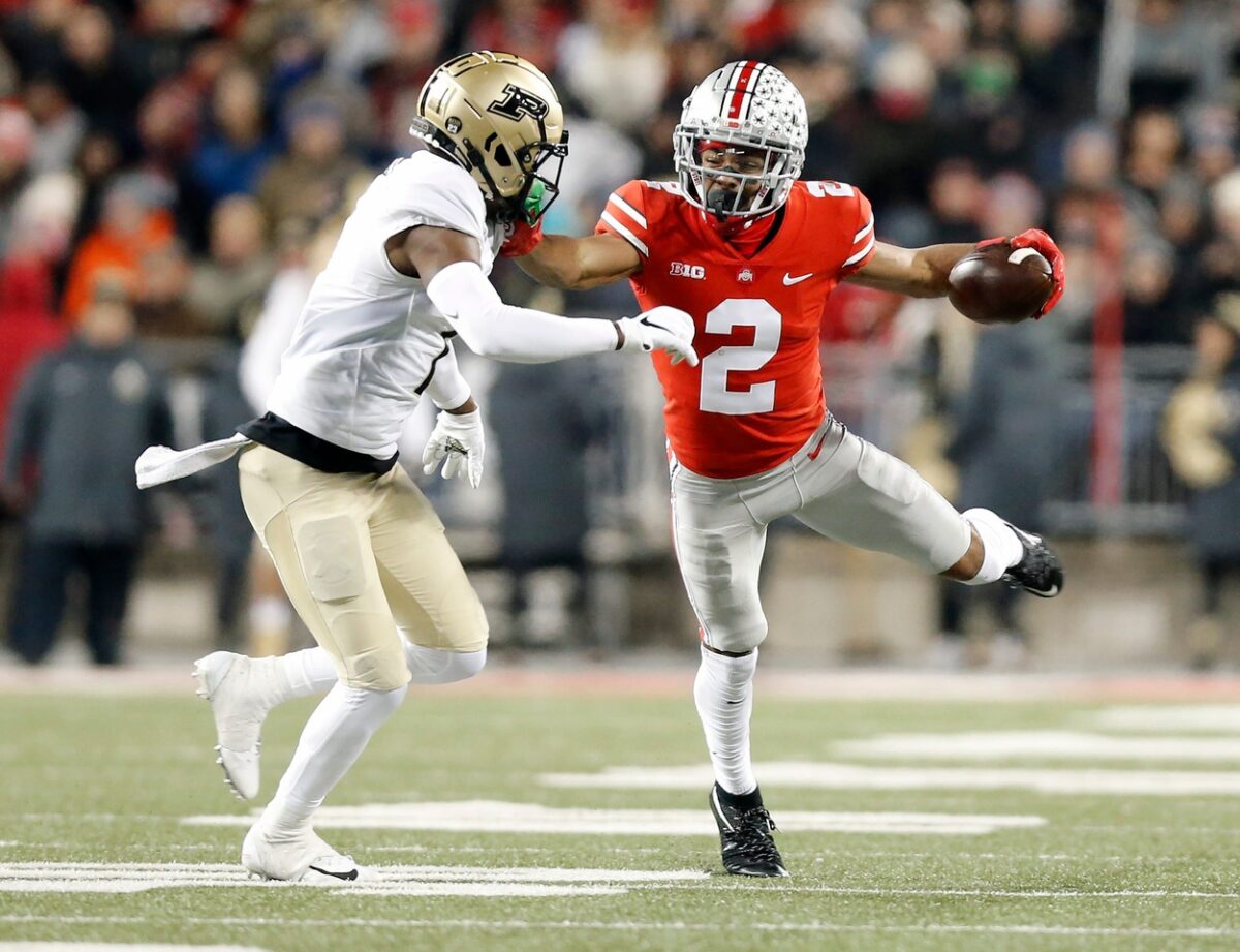 Eagles hosting Ohio State WR Chris Olave on a top-30 pre-draft visit