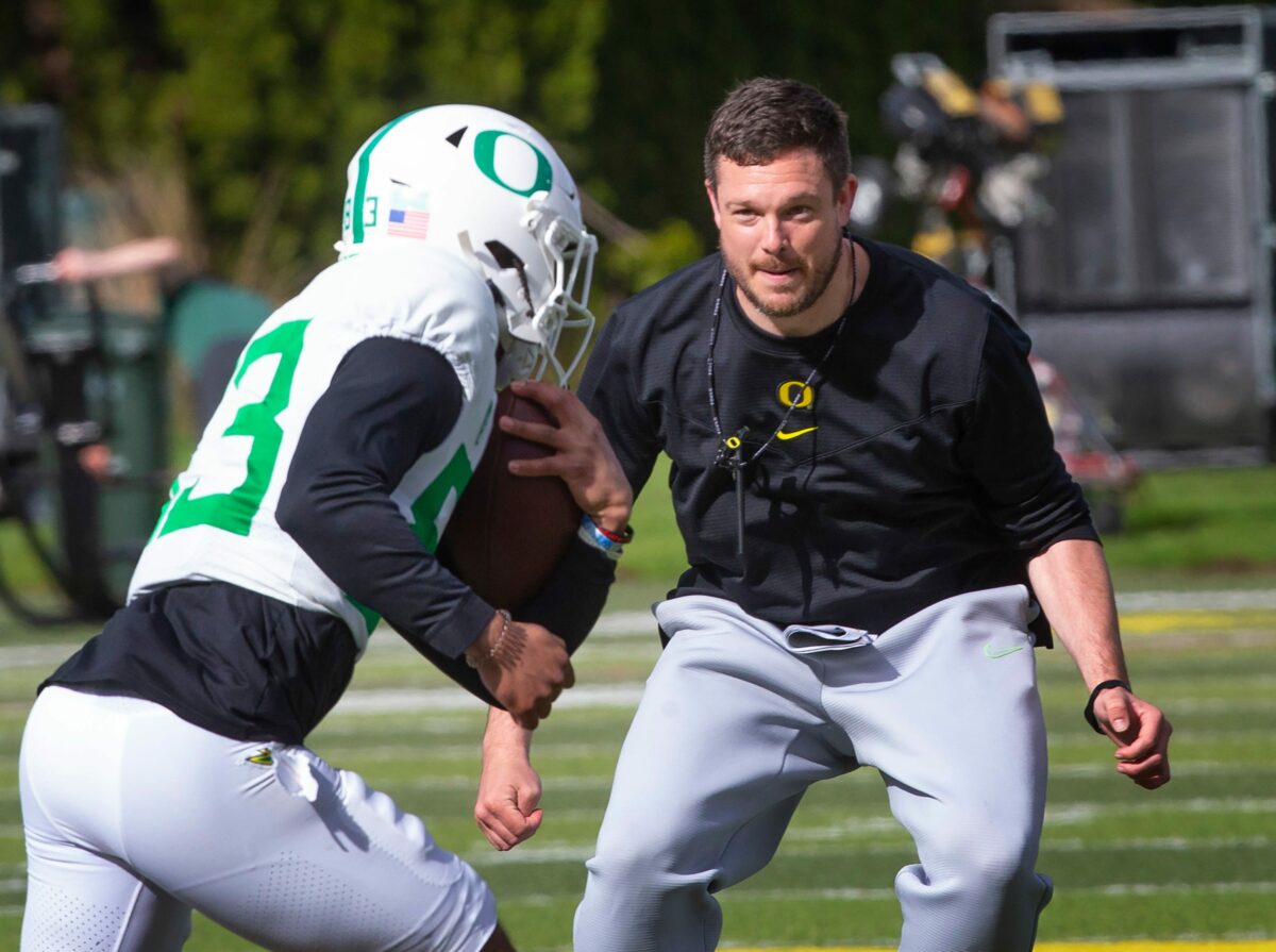 Dan Lanning discusses injury timelines and measuring success in Oregon spring football