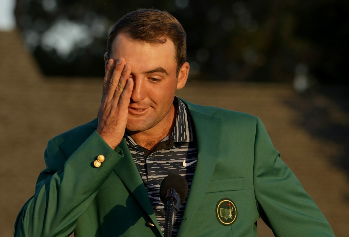 Say what? Masters champion Scottie Scheffler ‘cried like a baby’ just hours before claiming his first major at Augusta National