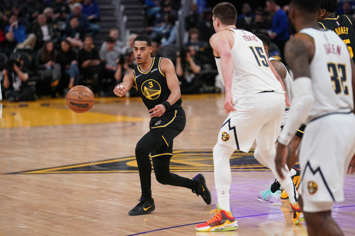 NBA Twitter reacts to Jordan Poole’s electric performance in Game 1 of playoffs vs. Nuggets