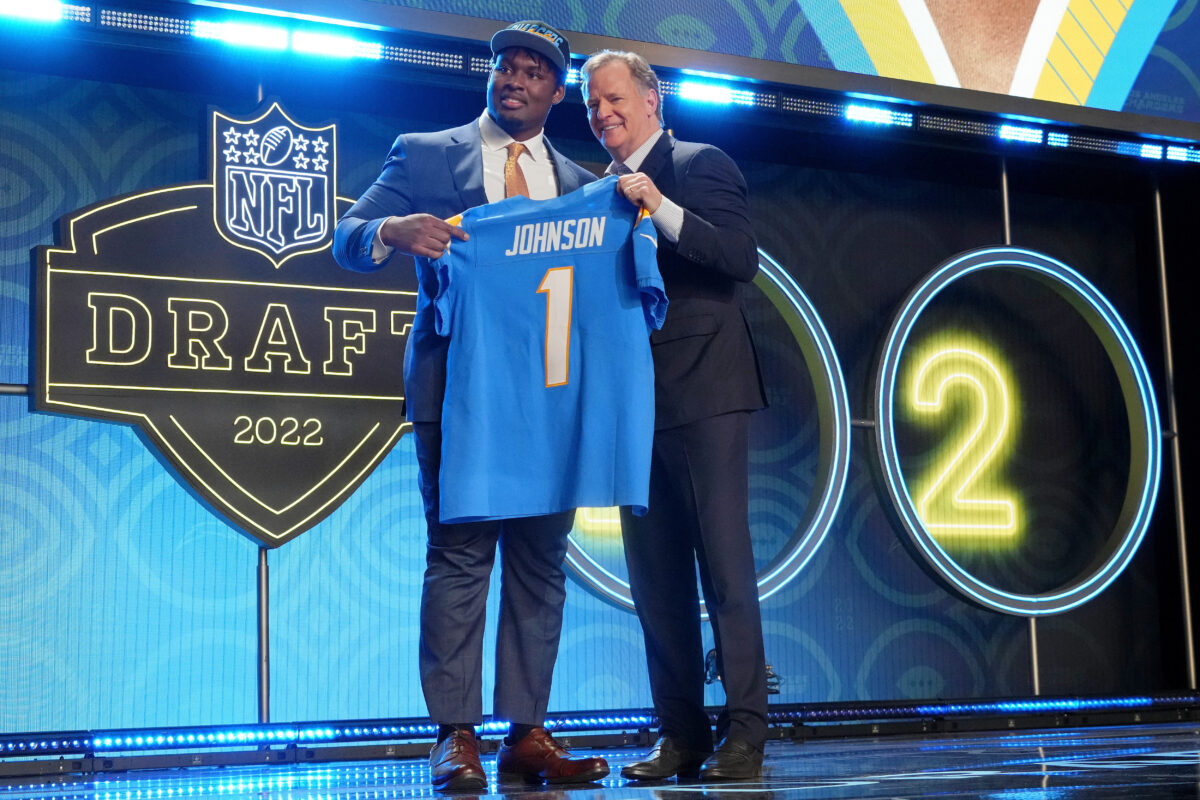 Analysis of the Chargers’ pick of OL Zion Johnson with No. 17 overall selection