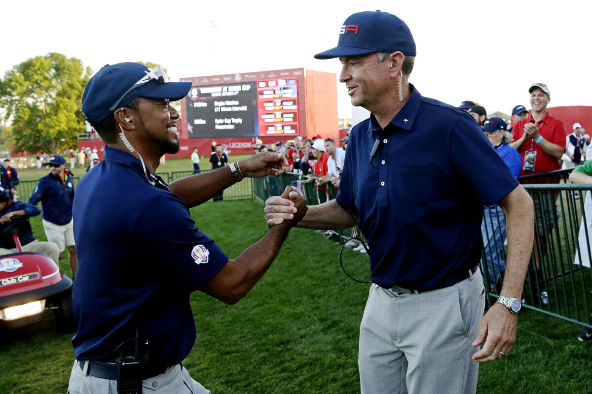 Davis Love III says Tiger Woods can have ‘any role he wants’ at the Presidents Cup, even as a player