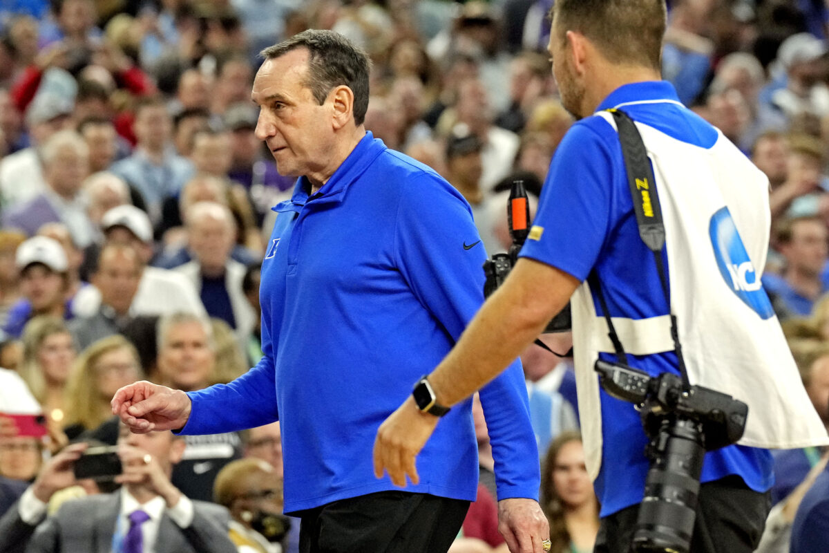 Nike Basketball posted a confusing Coach K tweet after Duke lost to North Carolina