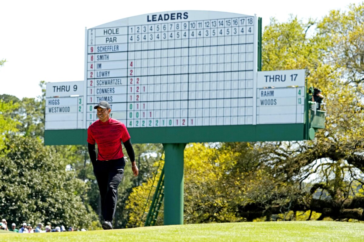 Lynch: For Tiger Woods, a walk off 18 at Augusta thankful he even reached the starting line