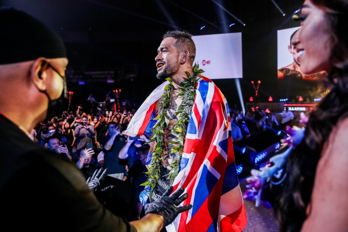 Bellator signs Yancy Medeiros to long-term contract after successful ‘tryout’ in Honolulu