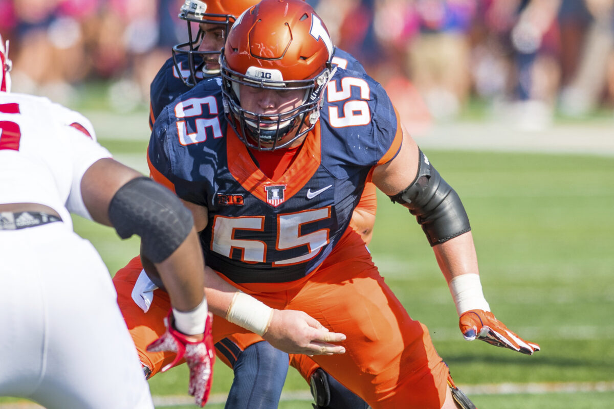 Twitter is thrilled to see the Bears draft Illinois C Doug Kramer