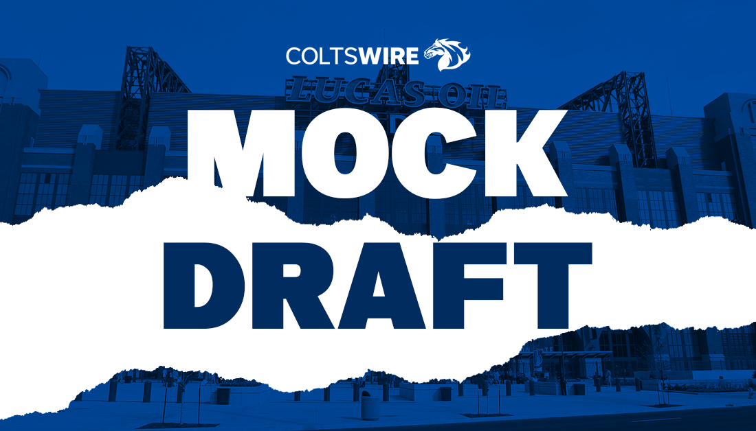 Colts’ full 7-round mock draft with trades