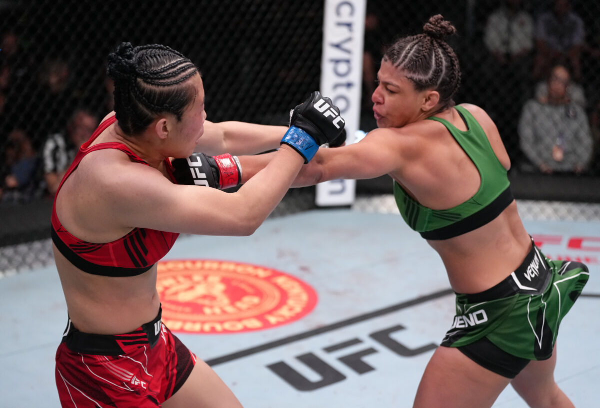 UFC on ESPN 34 bonuses: Mayra Bueno Silva vs. Wu Yanan takes home Fight of the Night