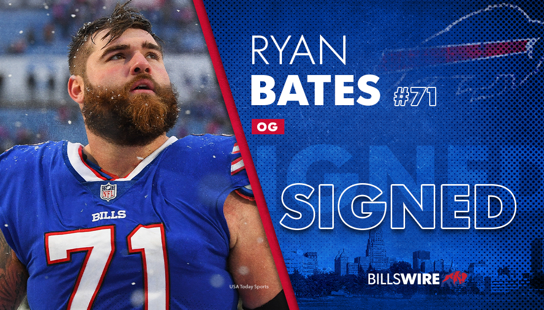 Bills make Ryan Bates, Taiwan Jones re-signings official