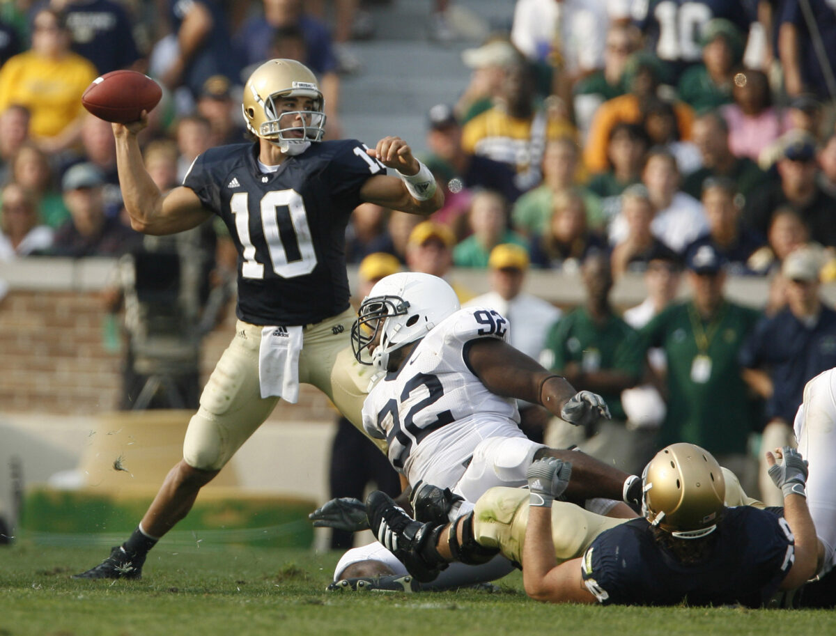 Brady Quinn is ticked Notre Dame scheduled Tennessee State