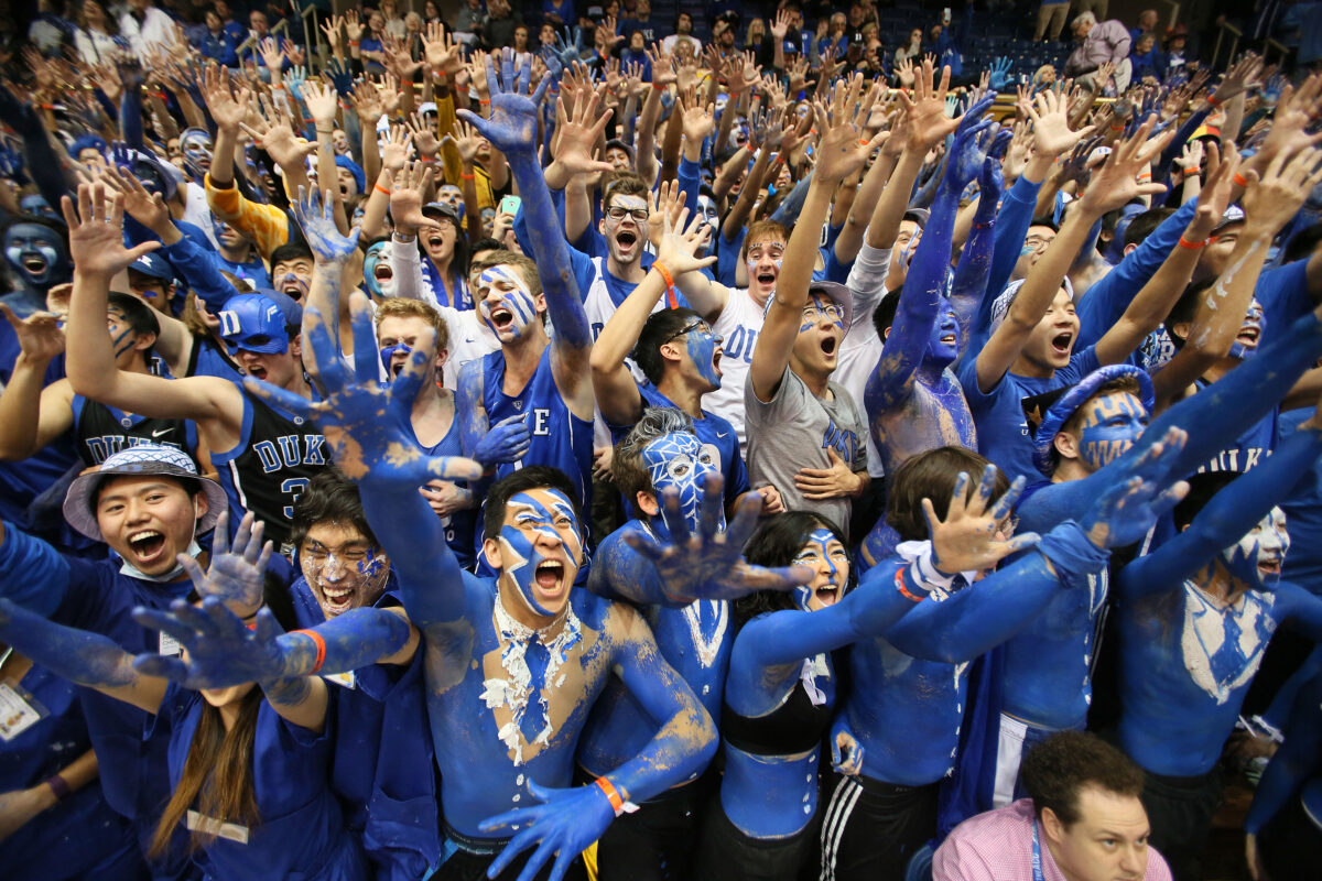 Duke fans at Cameron Indoor got pumped for North Carolina game by dancing to ‘Everytime We Touch’