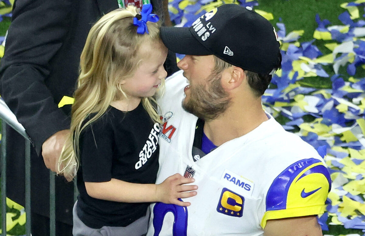 With Rams playing on Christmas, Matthew Stafford is trying to decide what to tell his kids