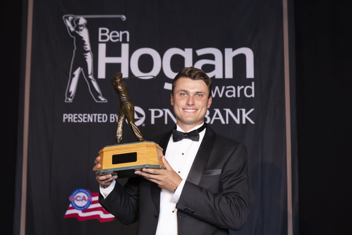 Texas Tech’s Ludvig Aberg wins 2022 Ben Hogan Award