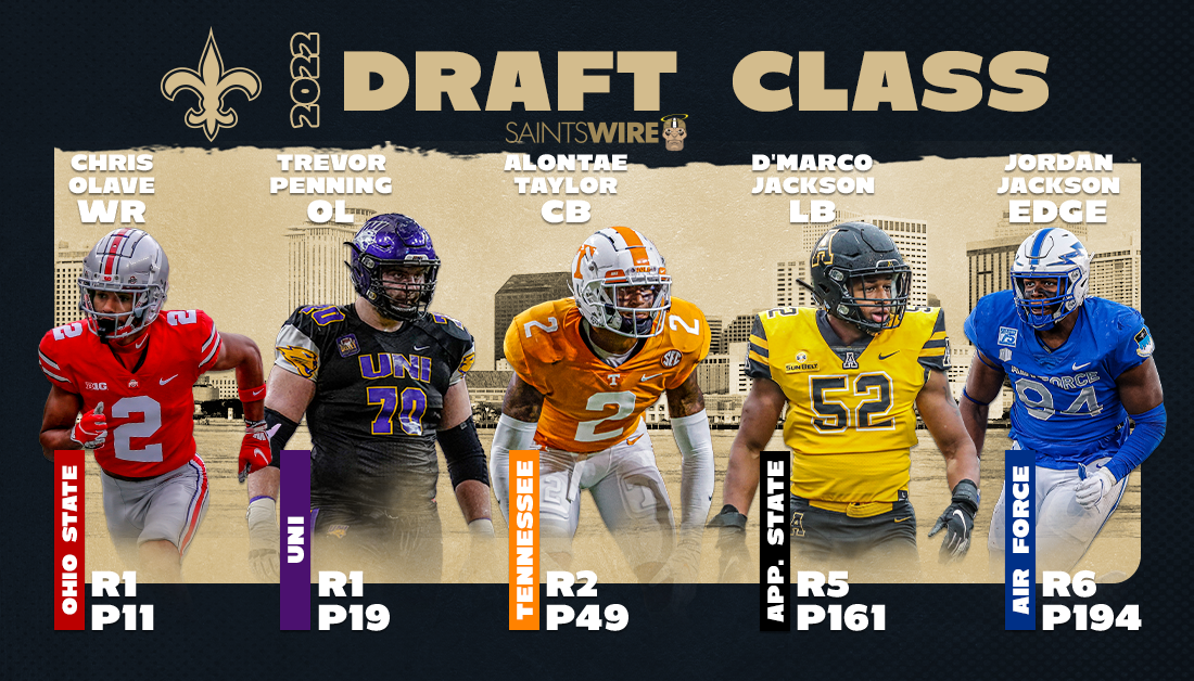 One big thing to love about each of the Saints’ draft picks in 2022