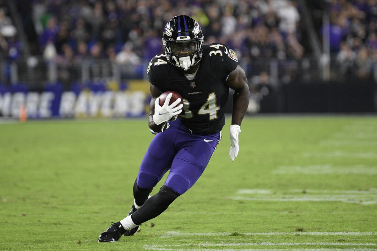 Ty’Son Williams posts message on Instagram after Ravens withdraw his tender